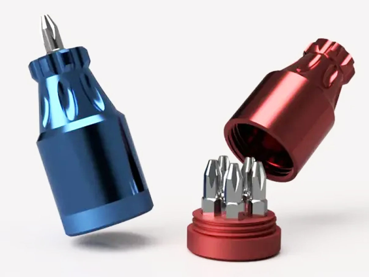 Bit Holder Keychain 3D Model