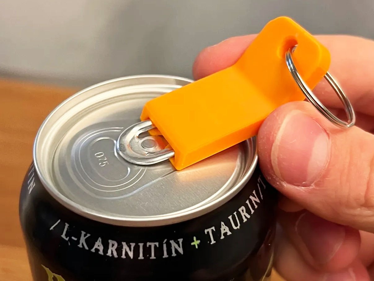 Can Opener Keychain STL File