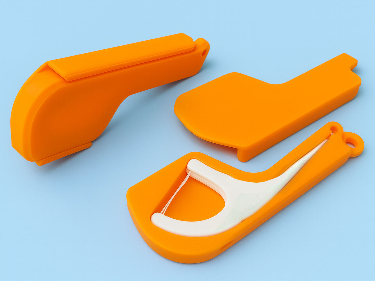 Dental Floss Pick Holder 3D Print