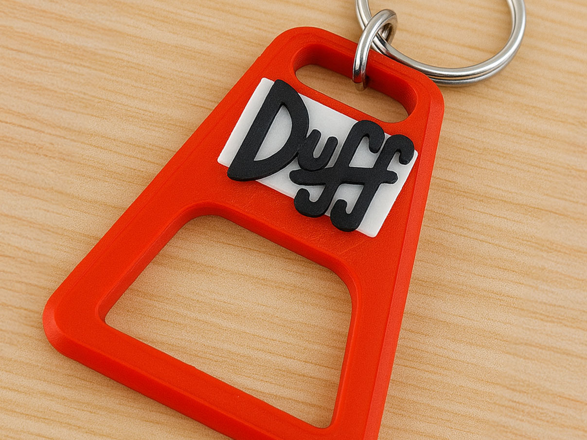 Duff Beer Bottle Opener 3D Print
