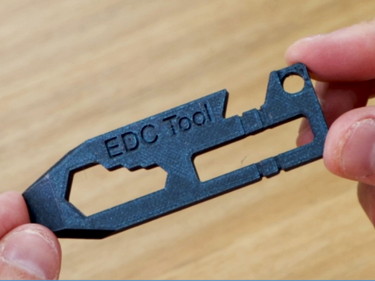EDC Keychain Tool STL File