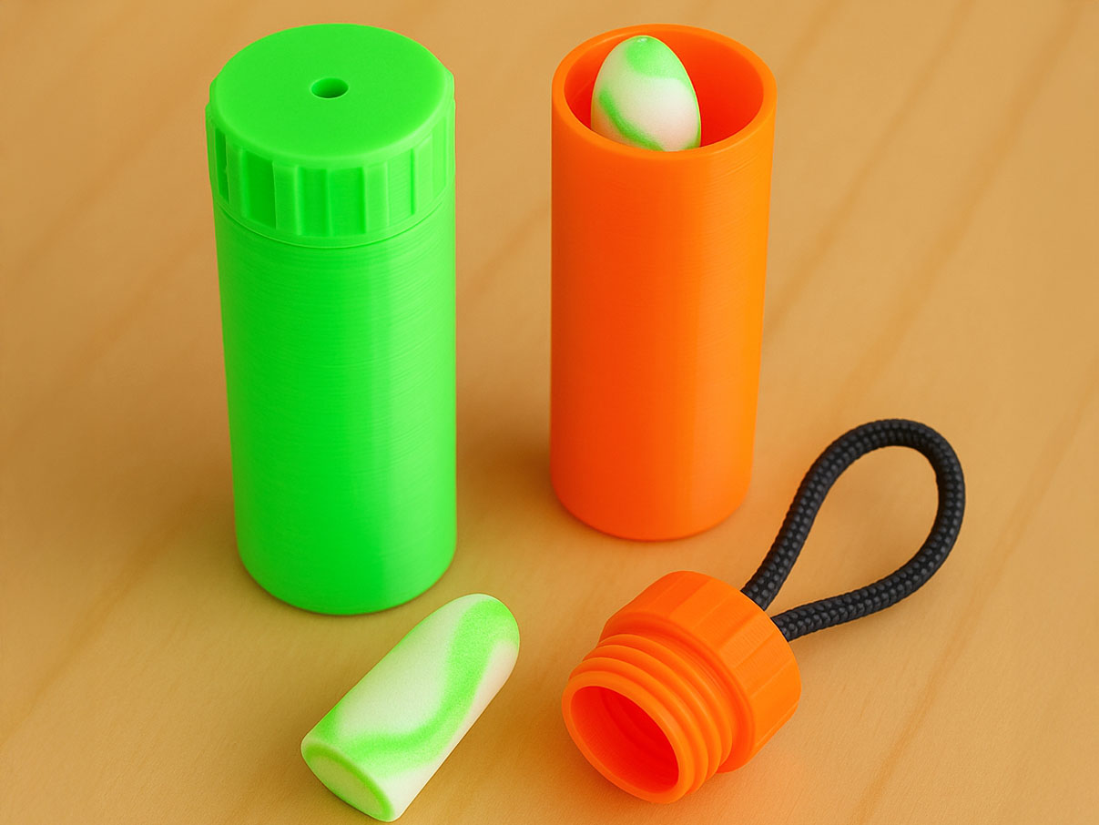 Earplug Travel Case 3D Model
