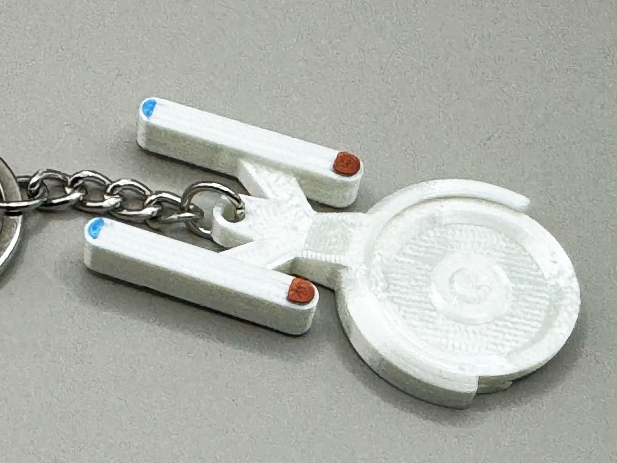 Enterprise Trolley Coin Holder 3D Print