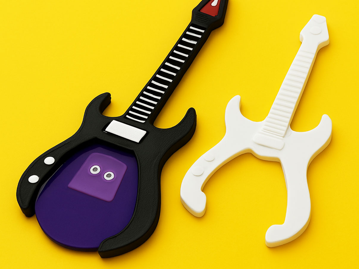 Guitar Pick Keychain 3D Model