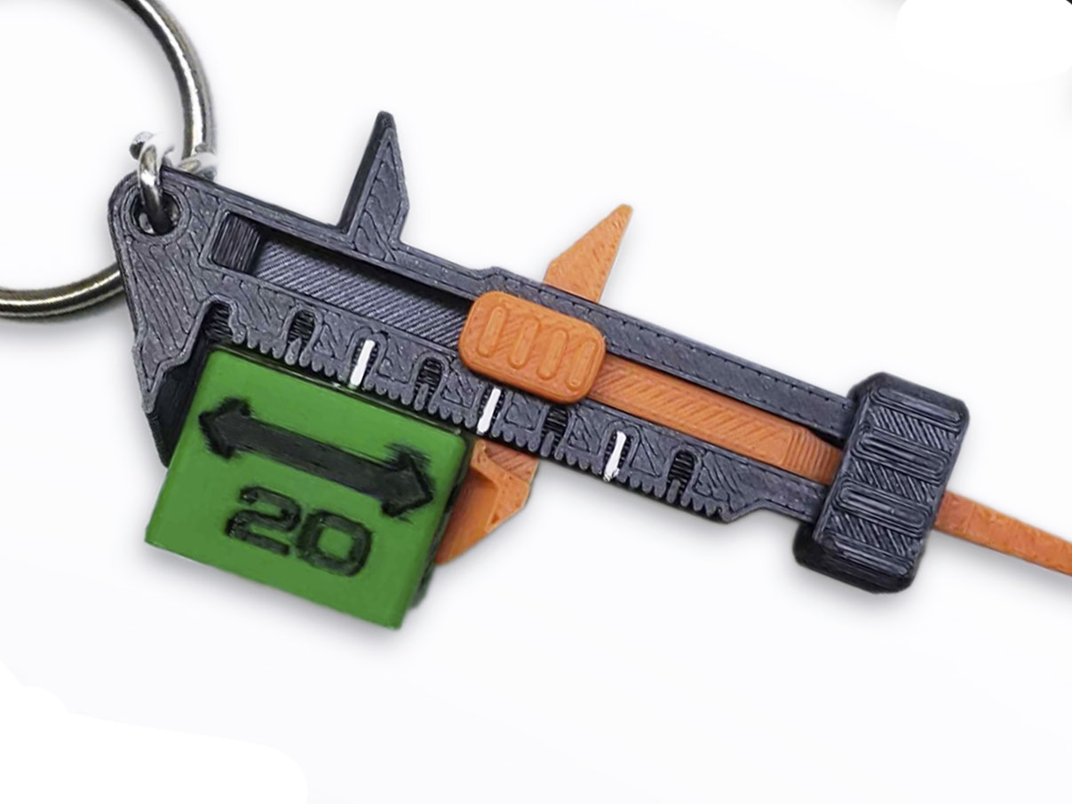 Keychain Calipers STL File