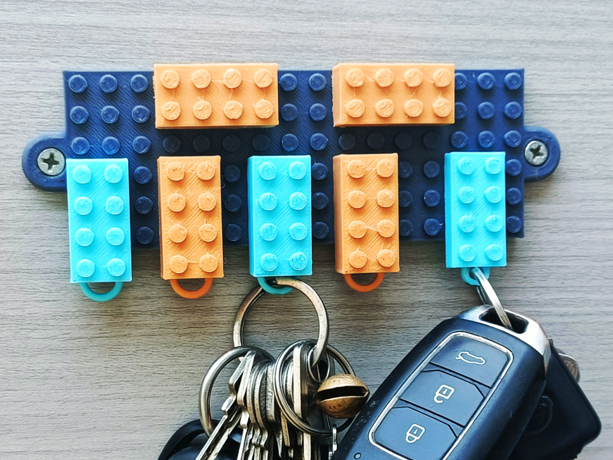 Lego Keyring Hanger STL File