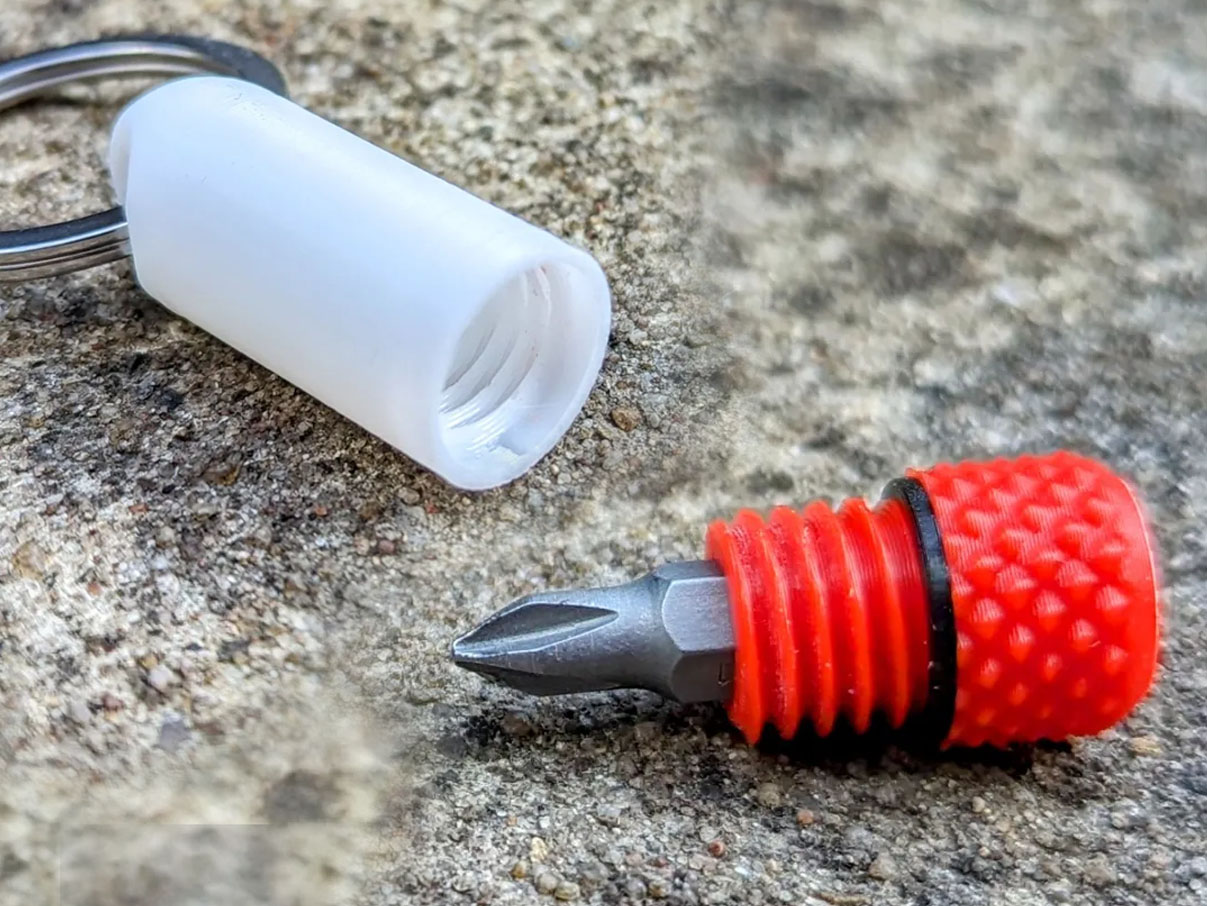 Mini Bit Driver Keychain 3D Model